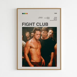 Poster Fight Club Alta qualità Fight Club Wall Art Poster del film Fight Club, stampa Fight Club