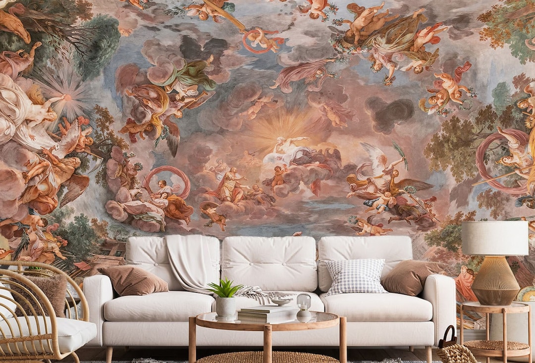 Renaissance Art Wallpaper - Allegory of Glory - Removable Wallpaper ...