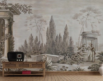 Historical Ancient Greek Artifacts Wallpaper - Removable Wallpaper - Peel and Stick - Art Wallpaper - Wall Decor