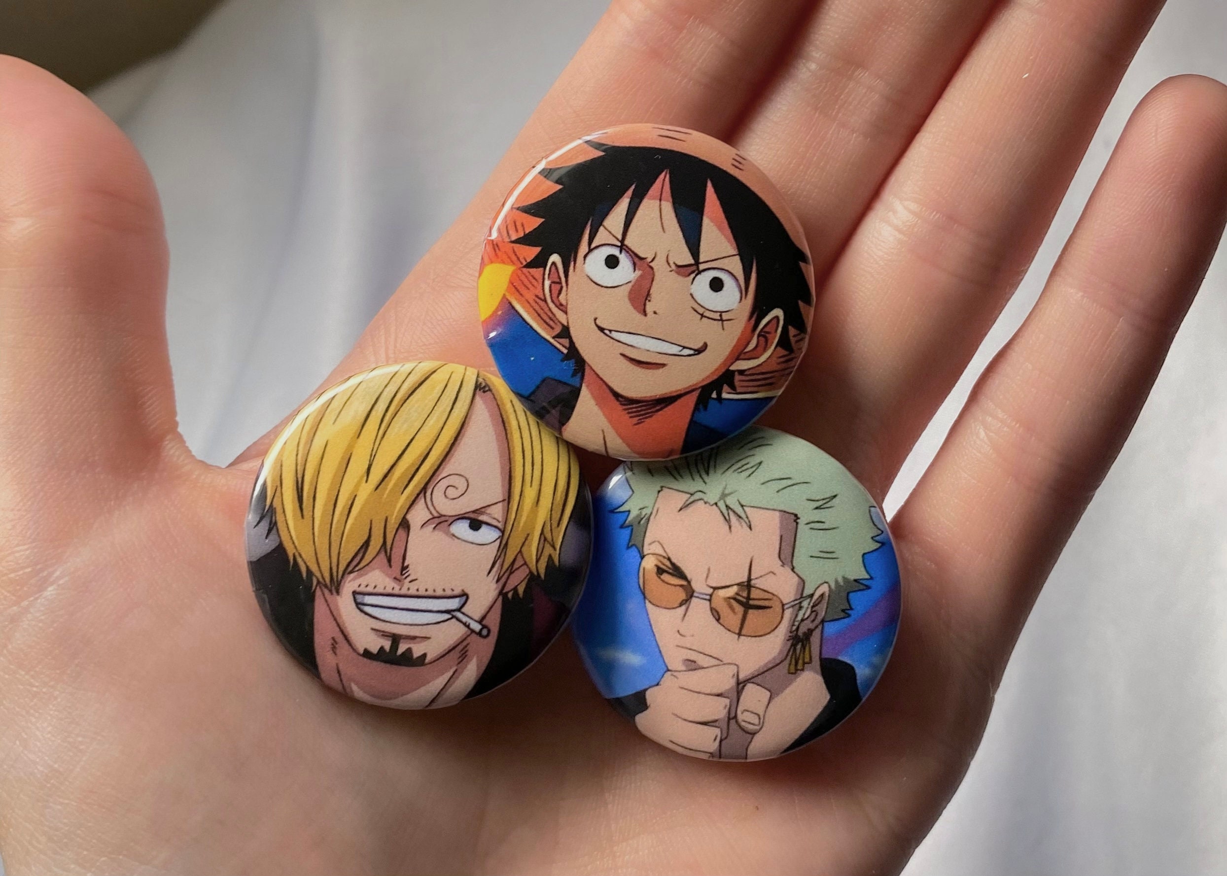 SOLOB Anime Pins Cute Pins Cartoon Pirates Pins for Backpacks, Birthday Christmas Children's Day Gift for Kids Friends Anime Fans,Pack Includes 5 Pcs