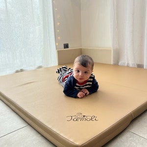 Bébé enfants dessin animé épais pliant confortable tapis de jeu