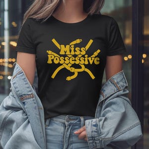 Miss Possessive Babytee Y2K Indie Pop Baby Tee Fangirl Gift Music Lover Shirt Emotional Song Lyric Shirt Gift, I Love Tate Tshirt