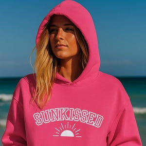 Hot Pink Sunkissed Glow Hoodie