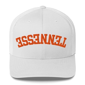 Czapka Tennessee – unisexowa, wielokolorowa, haftowana czapka typu trucker z odwróconą głową