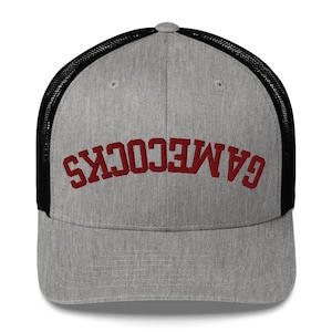 South Carolina Gamecocks Hat – Multicolor Embroidered Upside Down Letters Trucker Cap