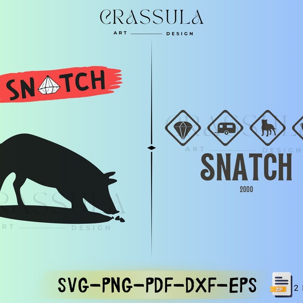 Snatch Movie 2000, Guy Ritchie, For Cricut, For Laser, Shirt Design, Printable, Vinly, Home Decor, : svg , png, pdf, dxf, eps