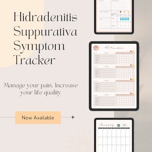 Hidradenitis Suppurativa Symptom Tracker Agenda