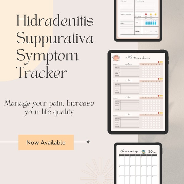 Hidradenitis Suppurativa Symptom Tracker Agenda
