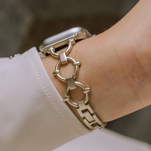 Apple Watch Armband • Metallarmband Uhrenarmband • 38mm 40mm 41mm 42mm 44mm 45mm 49mm • Apple Watch Armband • Serie 10-1 • Geschenk für Frauen