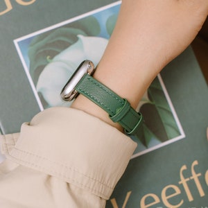 Leather Apple Watch Strap • Handmade  Apple Watch Band • Series 10-1 SE Ultra • 38mm 40mm 41mm 42mm 44mm 45mm 46mm 49mm • Mother&#39;s Day Gifts