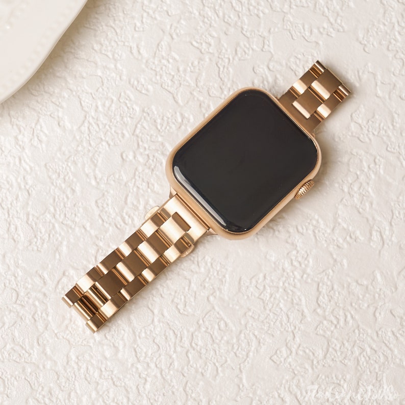 Bracelet pour Apple Watch Bracelet en métal 38 mm 40 mm 41 mm 42 mm 44 mm 45 mm 49 mm Bracelet pour Apple Watch Série 9-1 Cadeau fait main image 8