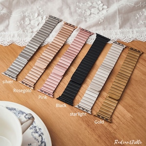 Apple Watch Armband • Metallarmband Uhrenarmband • 38 mm 40 mm 41 mm 42 mm 44 mm 45 mm 46 mm 49 mm • Apple Watch ArmBand • Serie 10-1 • Geburtstagsgeschenk