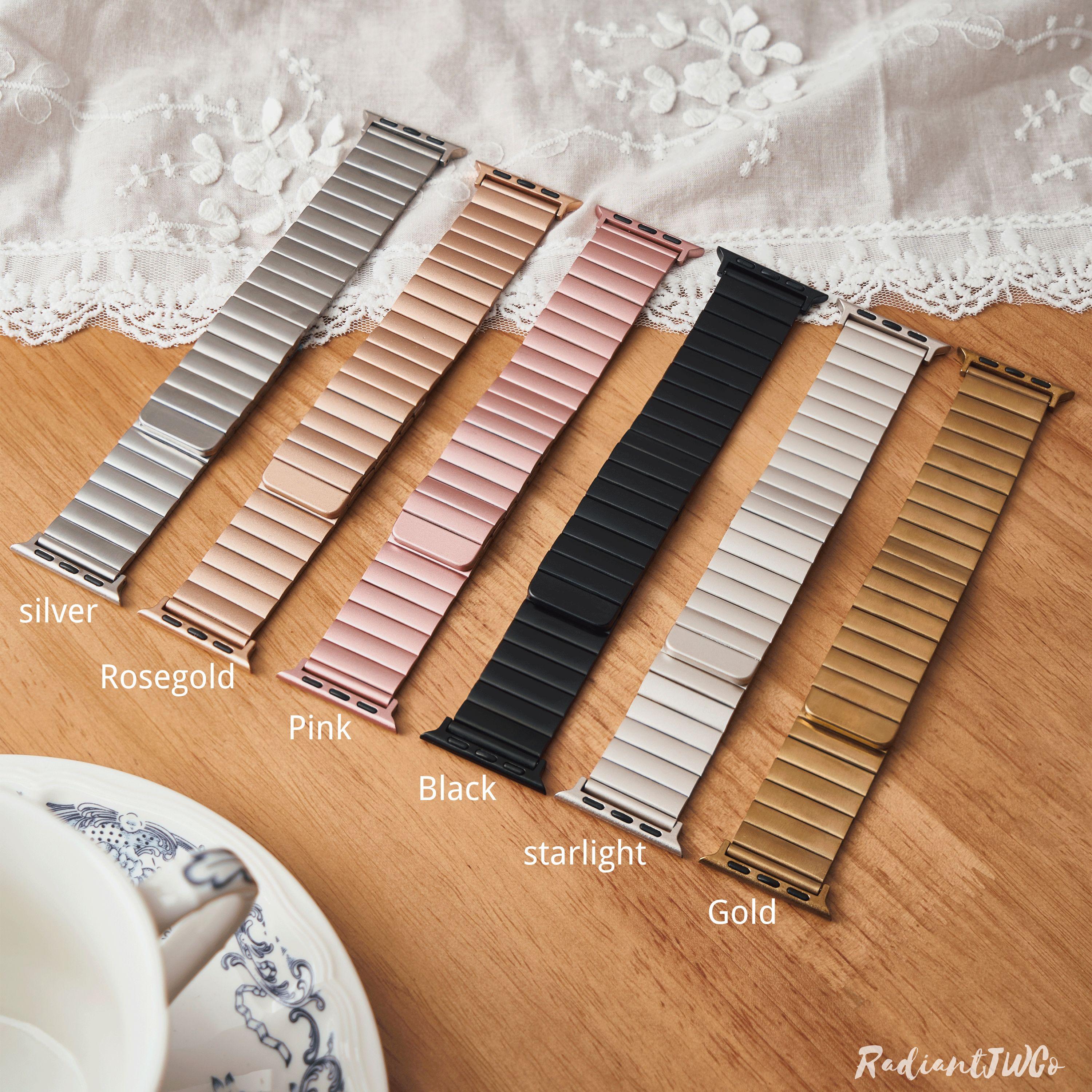 Apple Watch Band • Metal Bracelet Watch Strap • 38mm 40mm 41mm 42mm 44mm 45mm 46mm 49mm • Apple Watch ArmBand • Series 10-1 • Birthday Gift