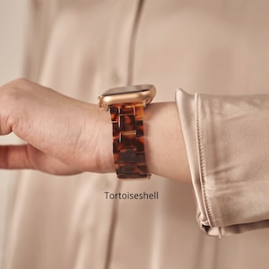 Resin Apple Watch Band • Handcrafted Watch Strap • Compatible 38mm-41mm, 42mm-45mm • Series 1-10 SE • For Wrist Strap • Apple Watch Strap