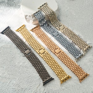 Apple Watch Band • Metal Bracelet Watch Strap • 38mm 40mm 41mm 42mm 44mm 45mm 49mm • Apple Watch ArmBand • Series 10-1 • Birthday Gift