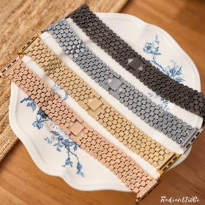 Apple Watch Band • Metal Bracelet Watch Strap • 38mm 40mm 41mm 42mm 44mm 45mm 49mm • Apple Watch ArmBand • Series 10-1 • Birthday Gift