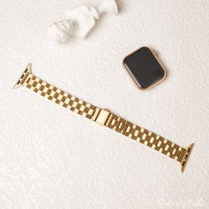 Bracelet pour Apple Watch Bracelet en métal 38 mm 40 mm 41 mm 42 mm 44 mm 45 mm 49 mm Bracelet pour Apple Watch Série 9-1 Cadeau fait main image 9