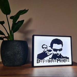 3D printed Depeche Mode LED lamp Handmade