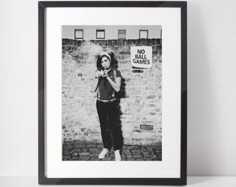 Amy Winehouse Print | Free Shipping | Music Print | Poster | Iconic Art | A6 A5 A4 A3 A2 A1 A0 6x4 5x7 10x8 | Custom Size Available