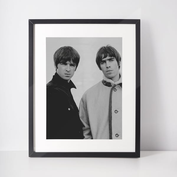 Liam en Noel Gallagher oase afdrukken | Gratis verzending | Muziek afdrukken | Affiche | A6 A5 A4 A3 A2 A1 A0 6x4 5x7 10x8 | Aangepast formaat beschikbaar