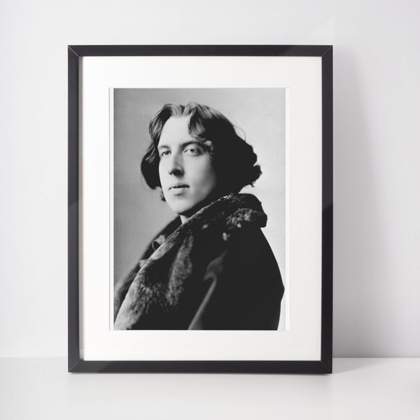 Oscar Wilde Iconic Print | Kostenloser Versand | Symbol Druck | Poster | A6 A5 A4 A3 A2 A1 A0 6x4 5x7 10x8 | Benutzerdefinierte Größe verfügbar