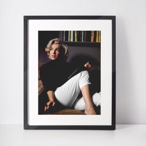 Marilyn Monroe Print | Free Shipping | Music Print | Poster | Iconic Art | A6 A5 A4 A3 A2 A1 A0 6x4 5x7 10x8 | Custom Size Available