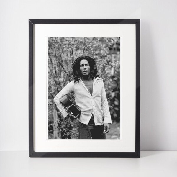 Bob Marley Music Artist Print | Free Shipping | Icon Print | Poster | A6 A5 A4 A3 A2 A1 A0 6x4 5x7 10x8 | Custom Size Available