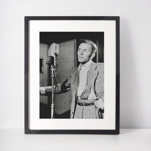 Frank Sinatra Print | Free Shipping | Music Print | Poster | A6 A5 A4 A3 A2 A1 A0 6x4 5x7 10x8 | Custom Size Available