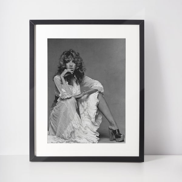 Stevie Nicks Print | Free Shipping | Music Print | Poster | Iconic Art | A6 A5 A4 A3 A2 A1 A0 6x4 5x7 10x8 | Custom Size Available
