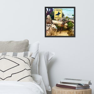 Surfer Crossing Print - Digital Download
