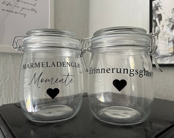 Erinnerungsglas, Marmeladenglasmomente