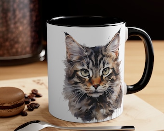 American Bobtail Cat Coffee Mug, Cat Gifts, Cat Lover Gift, Cat Mug, Cat Coffee Cup, Cat Gifts For Her, Coffee Mug