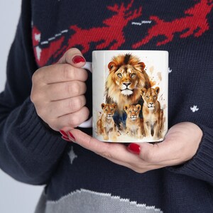 Lions Family Mug, Lions Gifts, Lions Lover Gift, Lions Coffee Mug, Lions Coffee Cup, Lions Cup, Tea Coffee, Lions Lovers