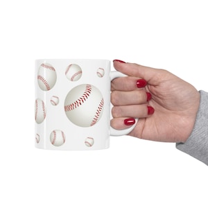 Baseball Mug, Baseball  Ball Mug, Sports Gifts,Coffee Lover,Gift For Baseball Player,Coach Gift,Baseball Essentials, Mug For Him
