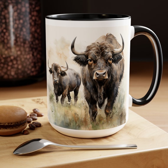 Buffalo Mug,15 Oz,buffalo Coffee Cup,buffalo Gift,boulder Gift,bison Mug,yellowstone  Bison Mug,buffalo Lover,gifts for Him,buffalo Mug - Etsy