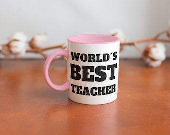 Worlds Best Teacher Mug, Teacher Gifts For Men, Teacher Mug, Teacher Gift,Teacher Coffee Mug,Gift For Teachers, Teacher Gifts, Teachers Day