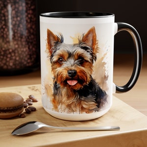Yorkie Eleganz Kaffeetasse, 15 Oz, Yorkshire Terrier Geschenke, Yorkshire Terrier Liebhaber Geschenk, Yorkshire Terrier Tasse, Yorkie Terrier Kaffeetasse, Hundeliebhaber