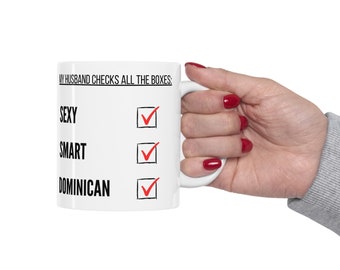 Dominican Husband Mug, Dominican mugs, Dominican Coffee Mugs,Pride Mug, Multicultural Mug,Coffee Mug,Tea Mug, Gifts For Her,Office Gift