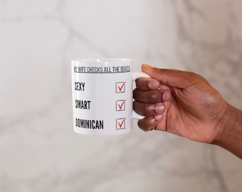 Dominican Wife Mug, Dominican mugs, Dominican Coffee Mugs, Pride Mug, Multicultural Mug,Coffee Mug,Tea Mug, Gifts For Him,Office Gift