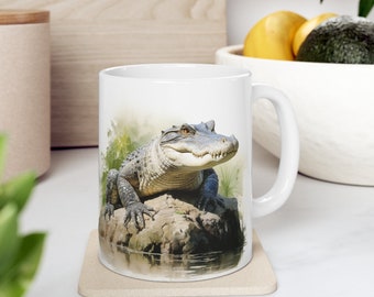 Crocodile Coffee Mug, Crocodile Gift, Crocodile Mug, Crocodile Lover Mug, Crocodile Lover Gift,  Crocodile Fan Mug, Crocodile Fan Gift