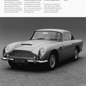 Aston Martin  Original Car Print