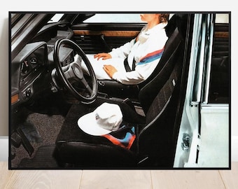 BMW  E30 M3 Original Dealership Poster