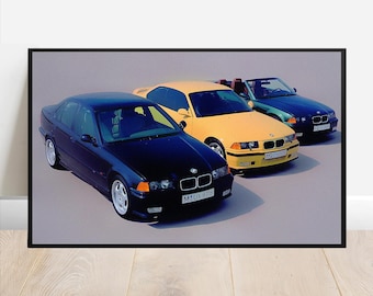 BMW   E36 M3  Original Dealership Poster