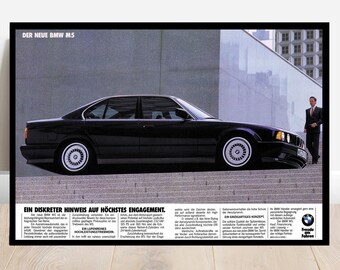 BMW  E34 M5  Original Dealership Poster