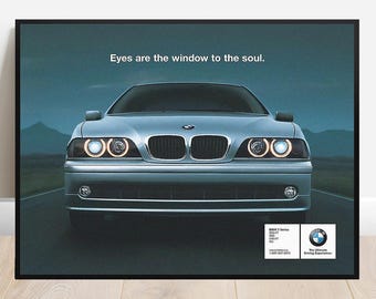 BMW   E39 M5  Original Dealership Poster