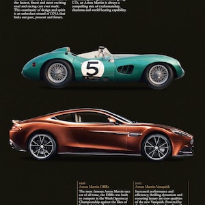 Aston Martin  Original Car Print