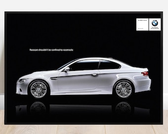 BMW  E92 M3  Original Dealership Poster