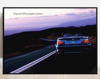 BMW   E46 M3  Original Dealership Poster