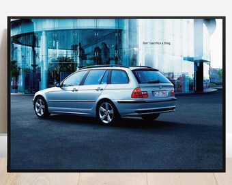 BMW   E46 M3  Original Dealership Poster