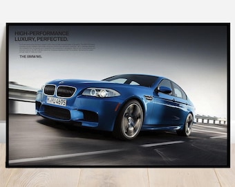BMW  F10 M5  Original Dealership Poster